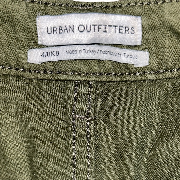 Urban Outfitters Khaki Green Cotton Pants Size 4. EUC - Picture 5 of 5